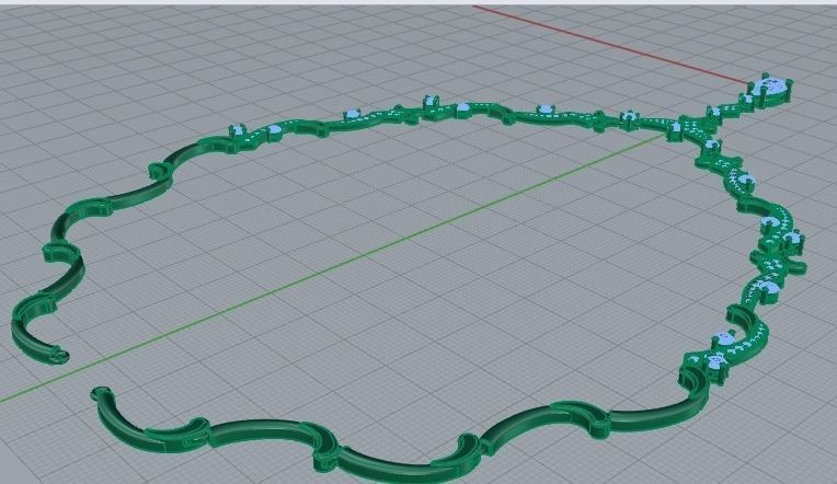 1 A Beautiful necklace 3D print model_6