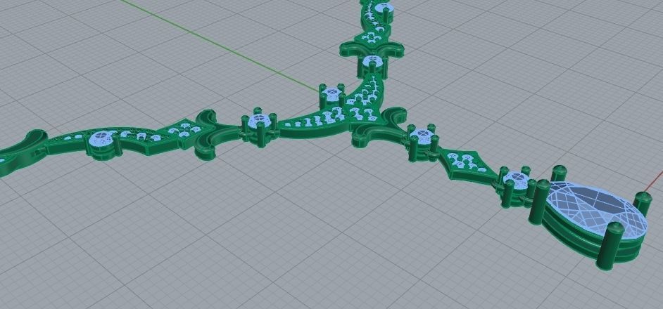 1 A Beautiful necklace 3D print model_4