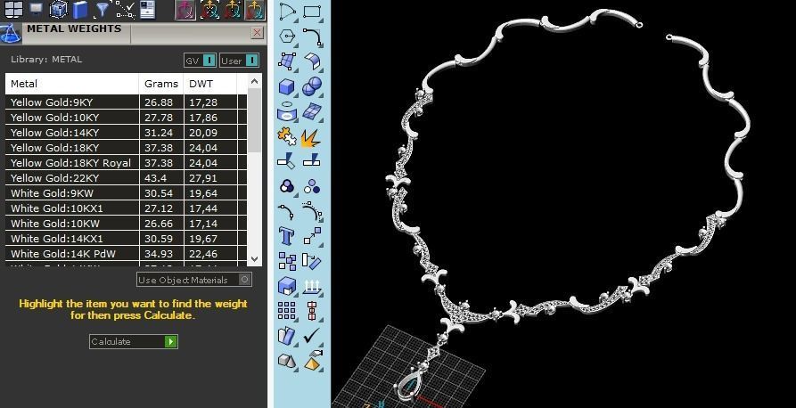 1 A Beautiful necklace 3D print model_7