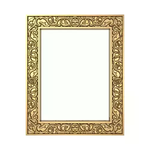 Carved Picture Frame 3D model