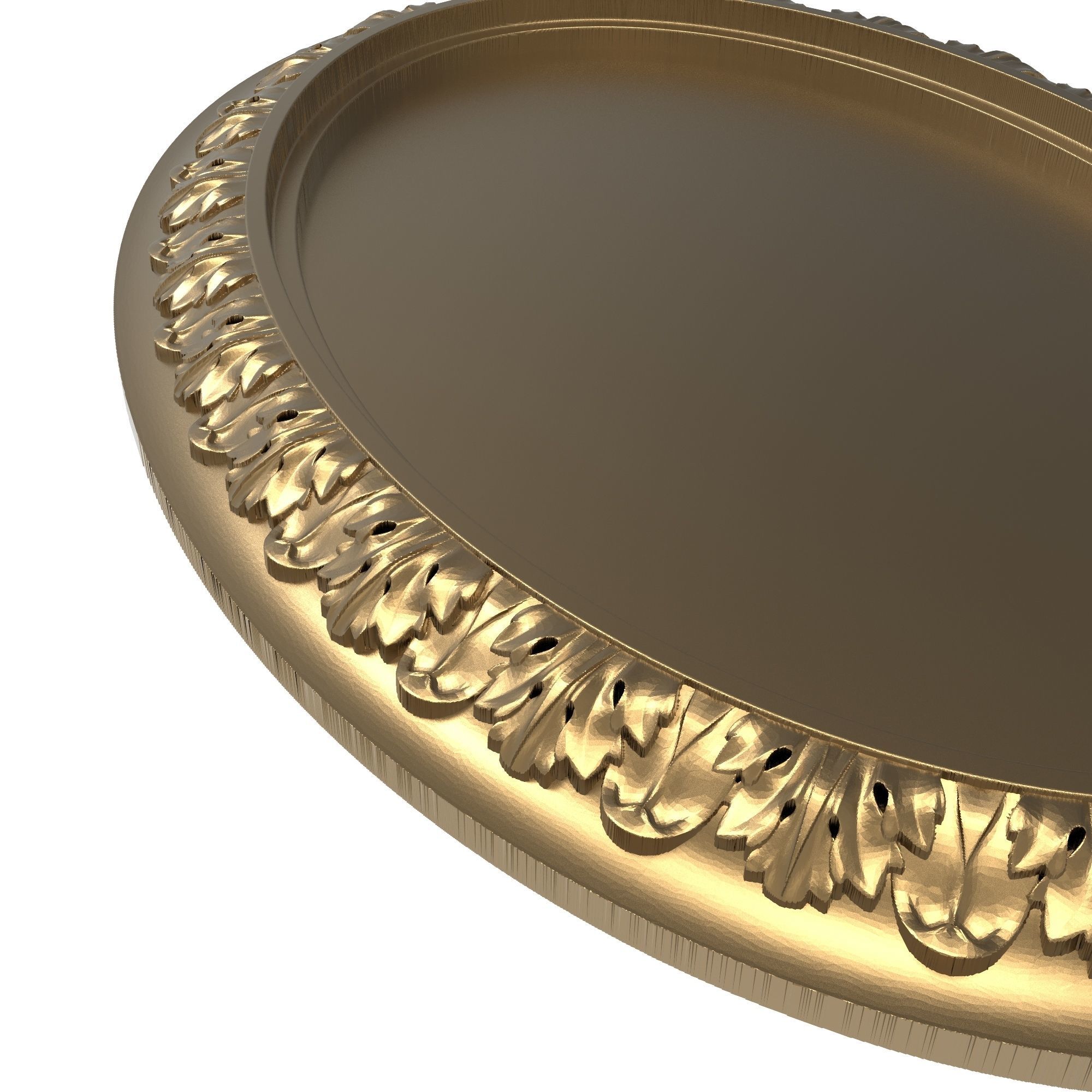 Carved Picture Frame 3D model_1