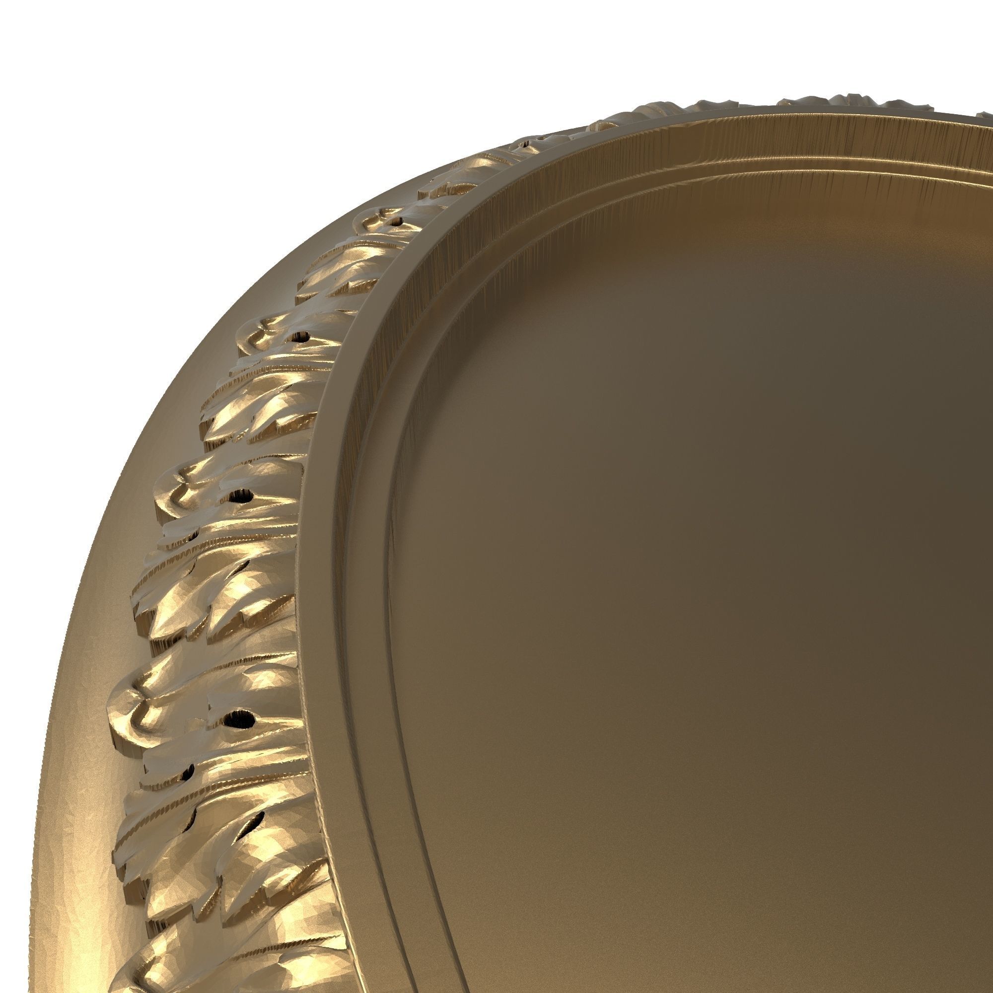 Carved Picture Frame 3D model_2