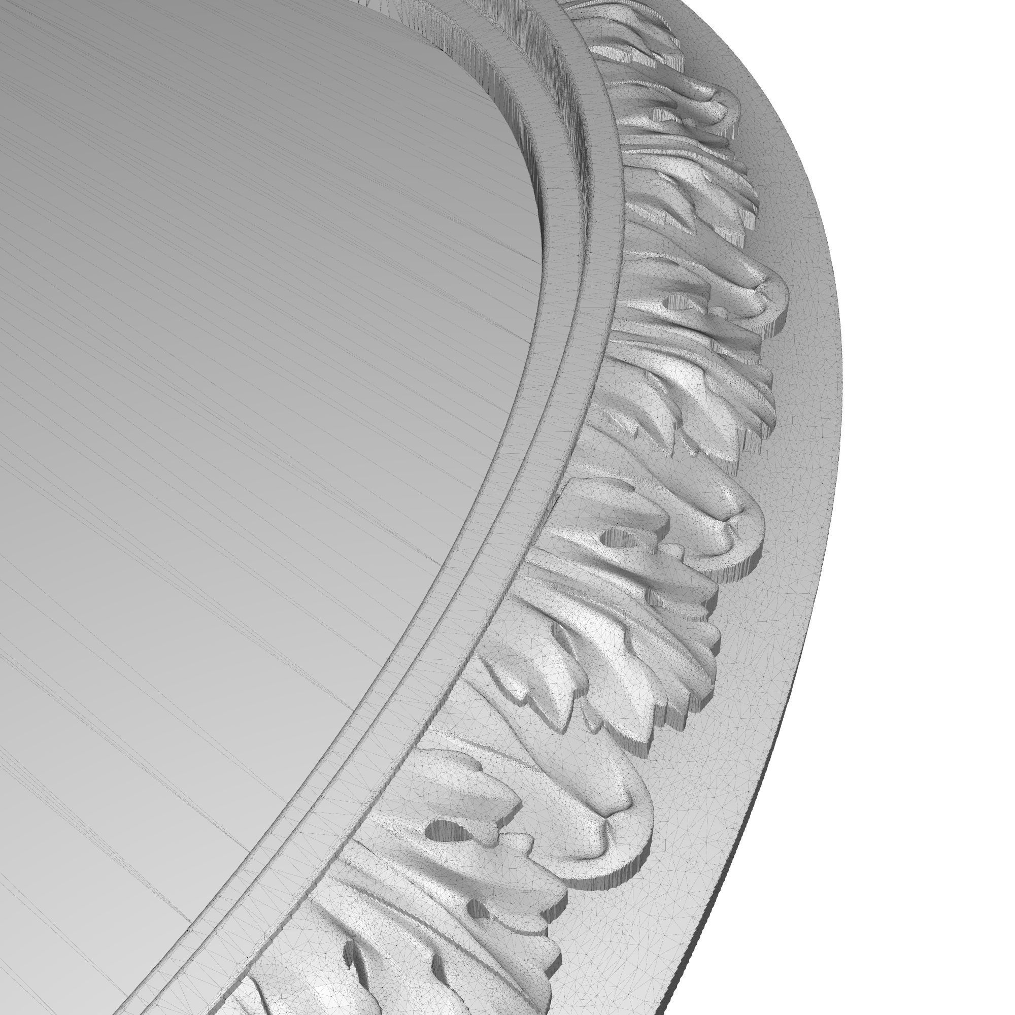 Carved Picture Frame 3D model_8