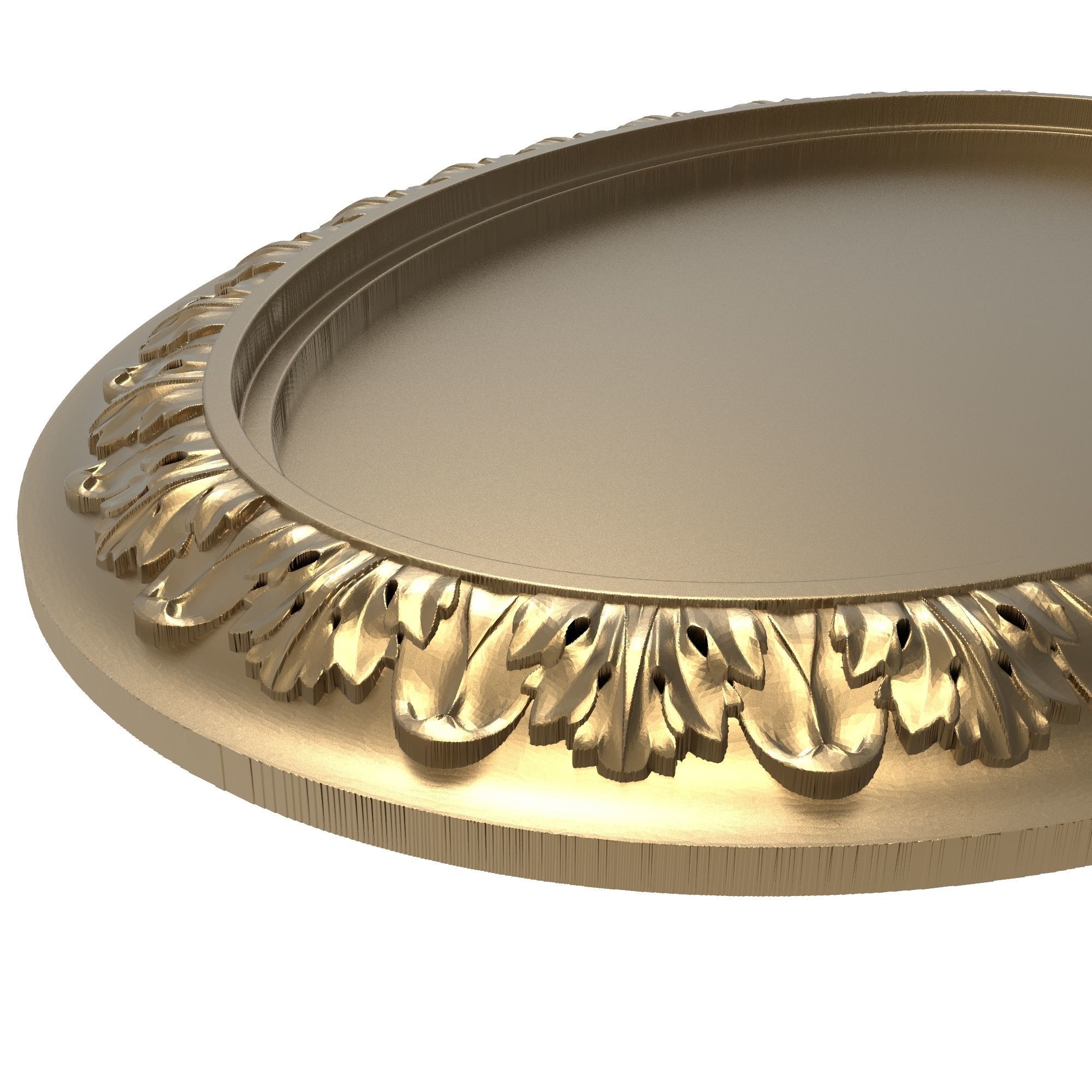 Carved Picture Frame 3D model_4