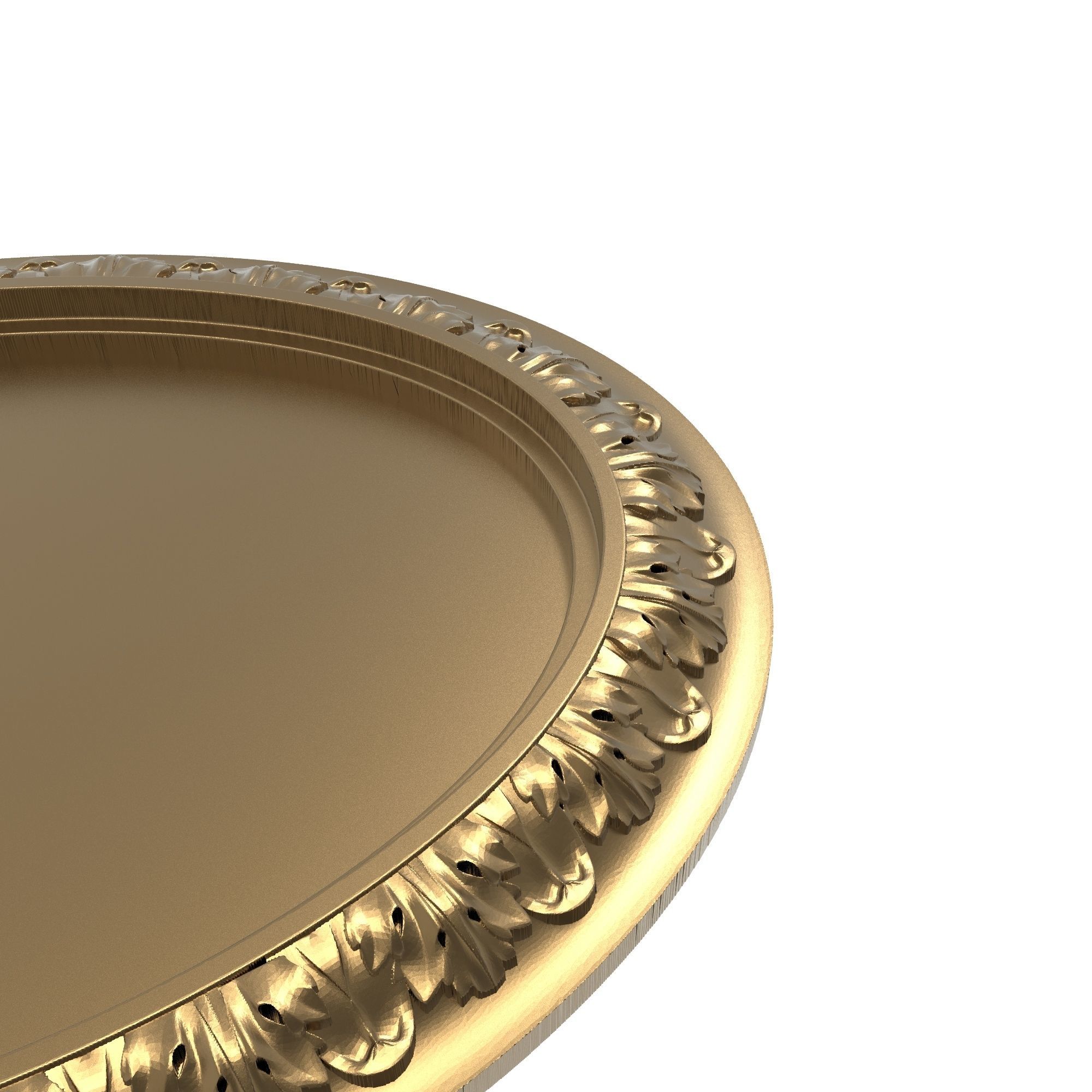 Carved Picture Frame 3D model_5