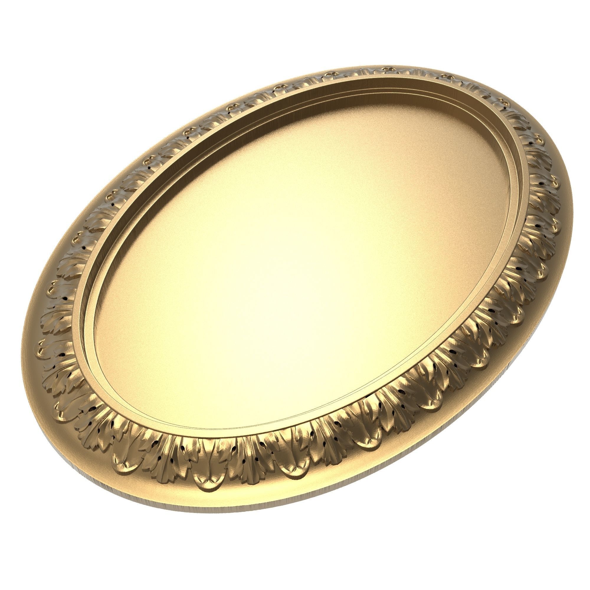 Carved Picture Frame 3D model_6