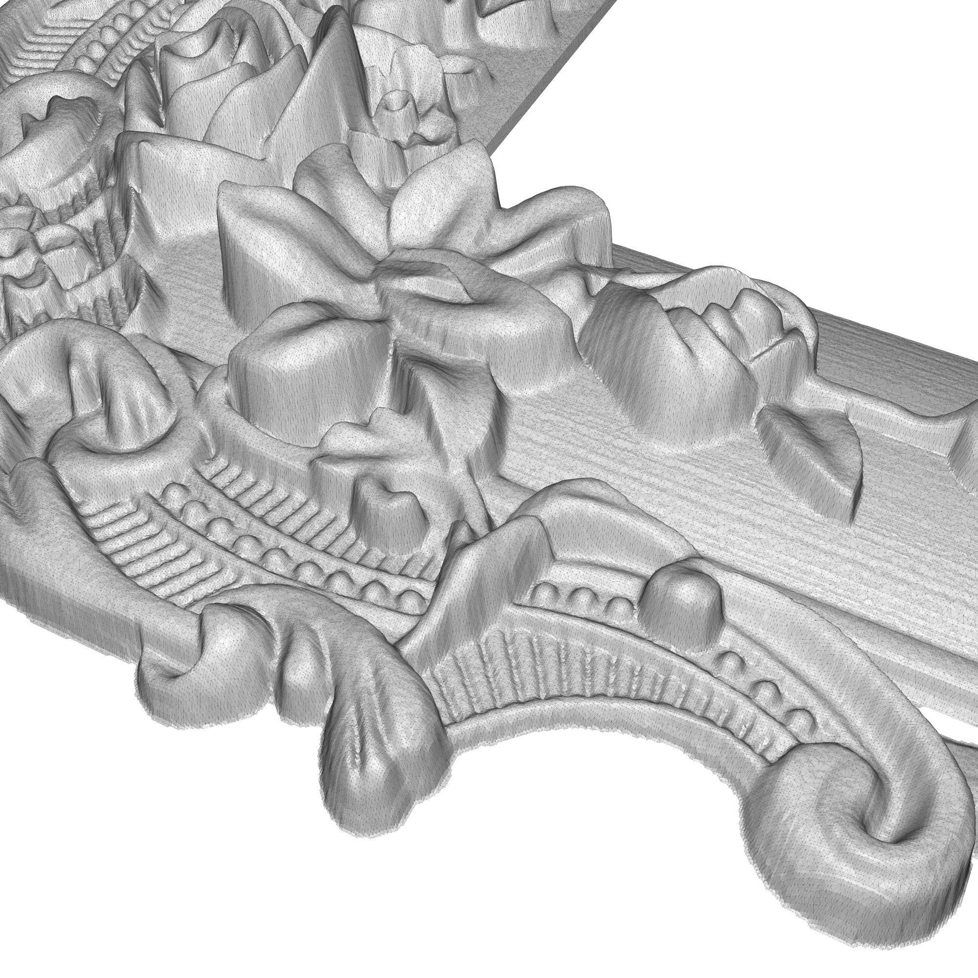 Carved Picture Frame 3D model_7