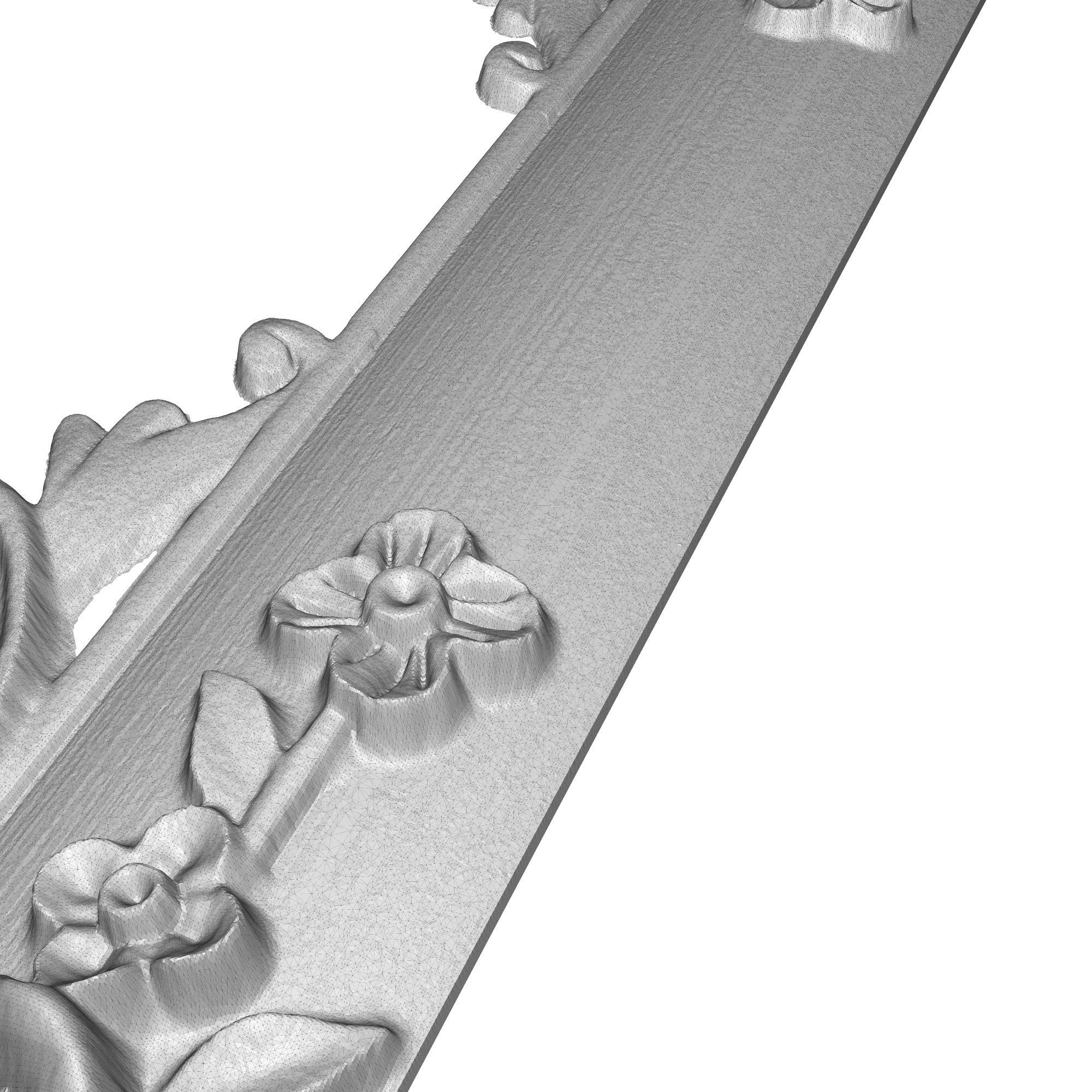 Carved Picture Frame 3D model_6