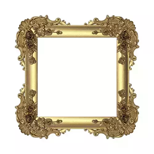 Carved Picture Frame 3D model
