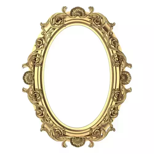 Carved Picture Frame 3D model