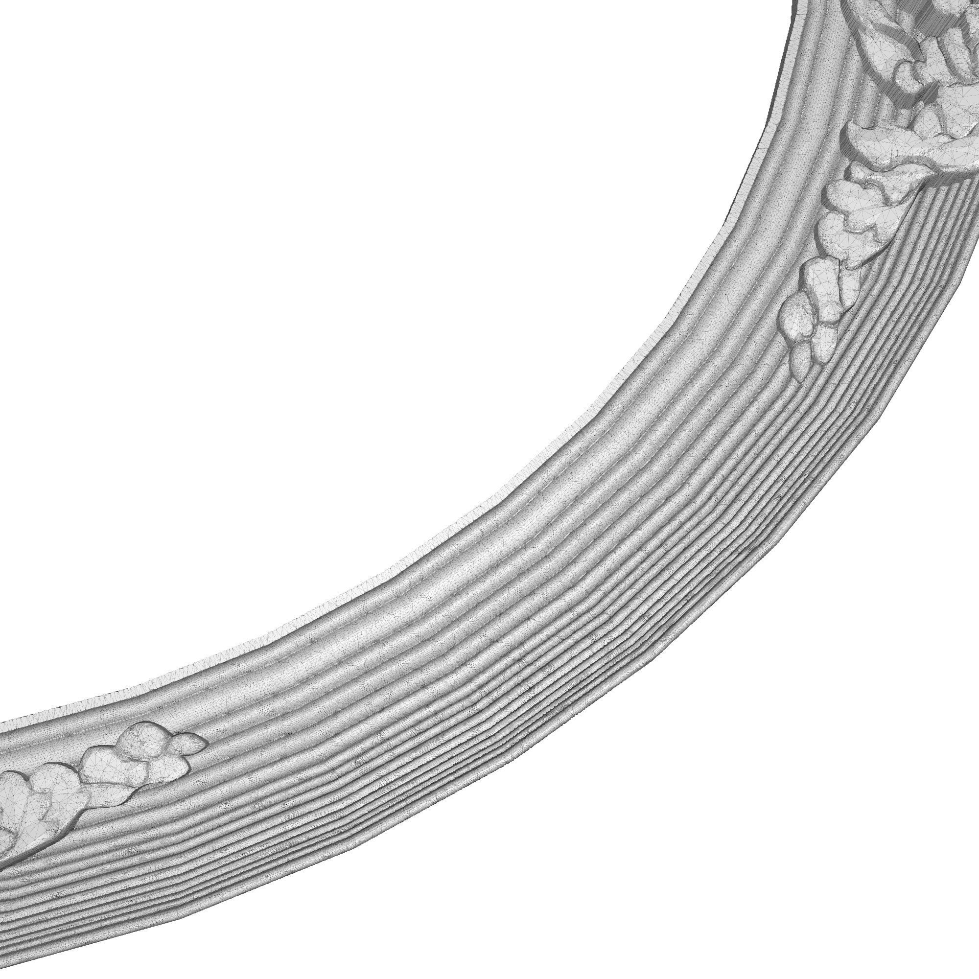 Carved Picture Frame 3D model_6