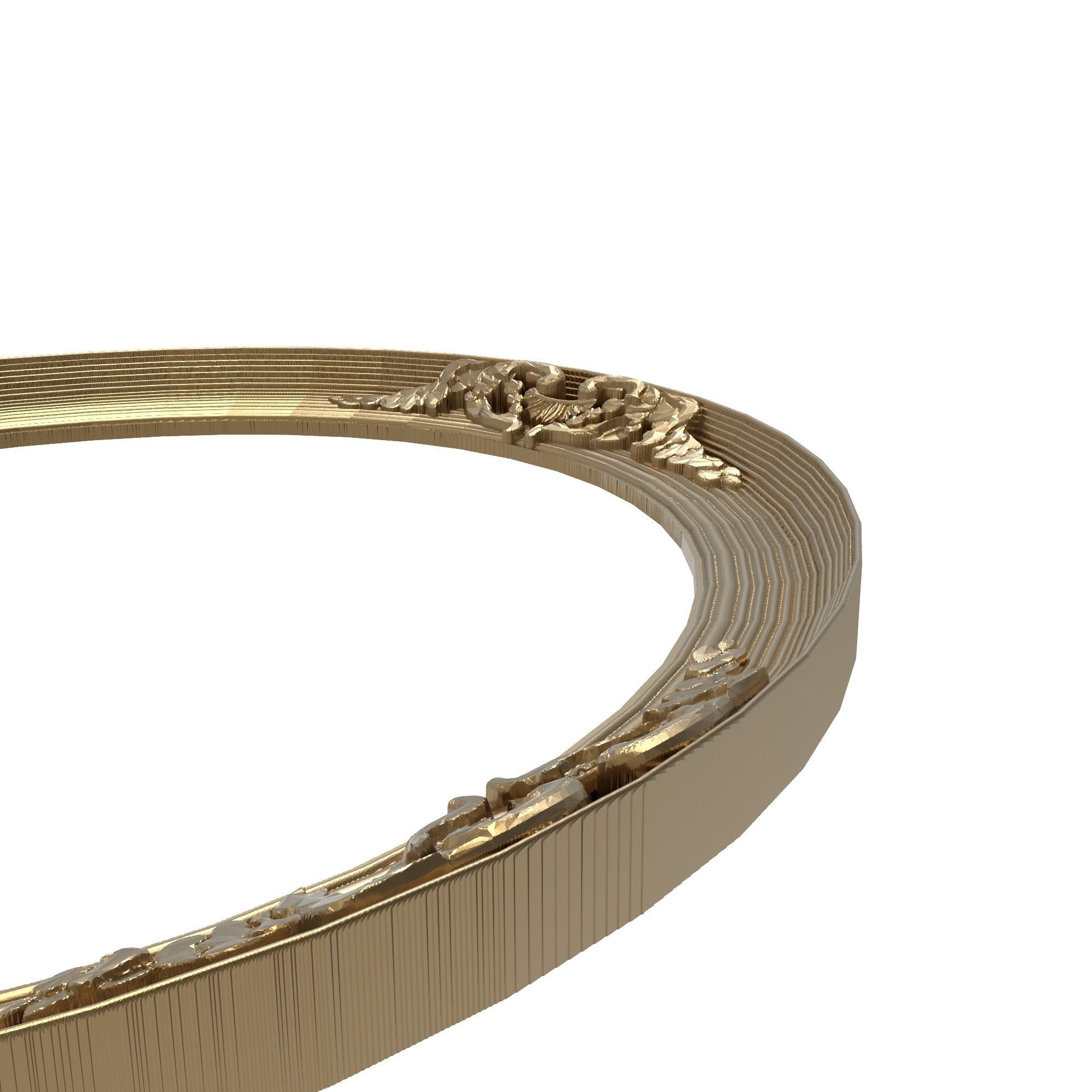 Carved Picture Frame 3D model_3