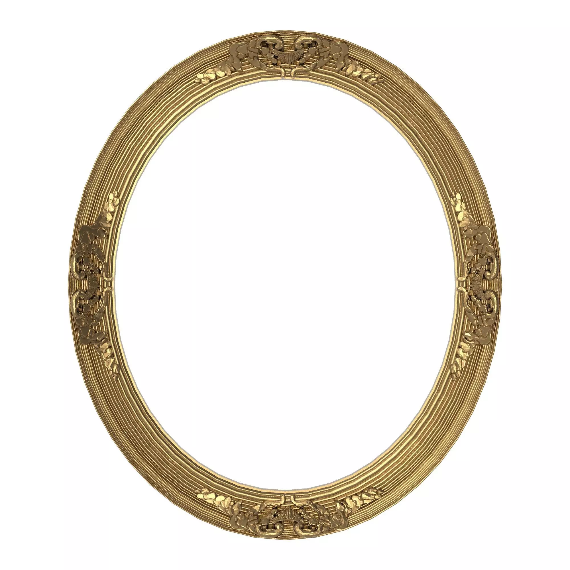 Carved Picture Frame 3D model_0