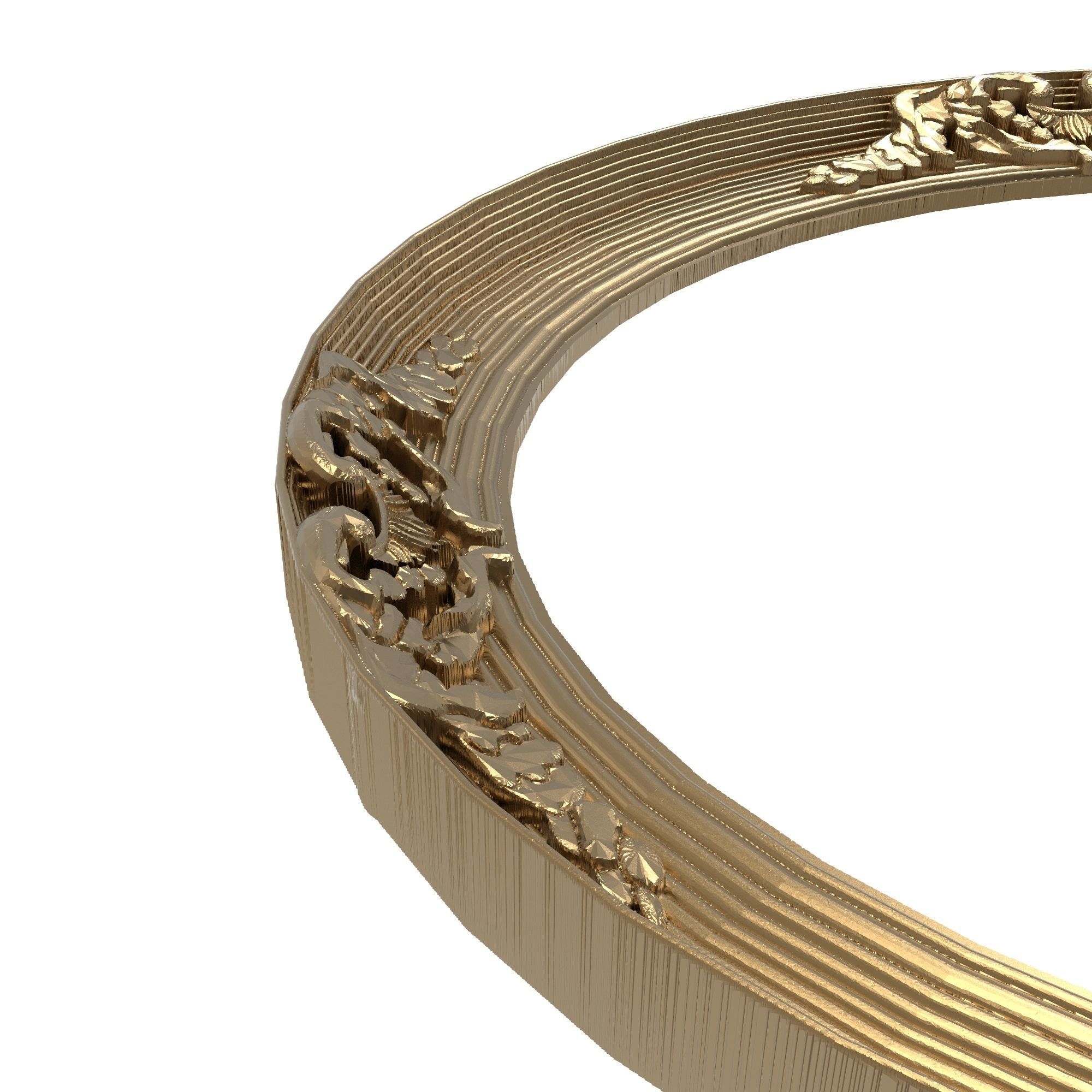 Carved Picture Frame 3D model_4