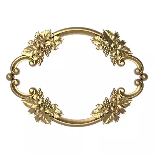 Carved Picture Frame 3D model