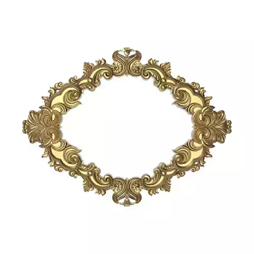 Carved Picture Frame 3D model