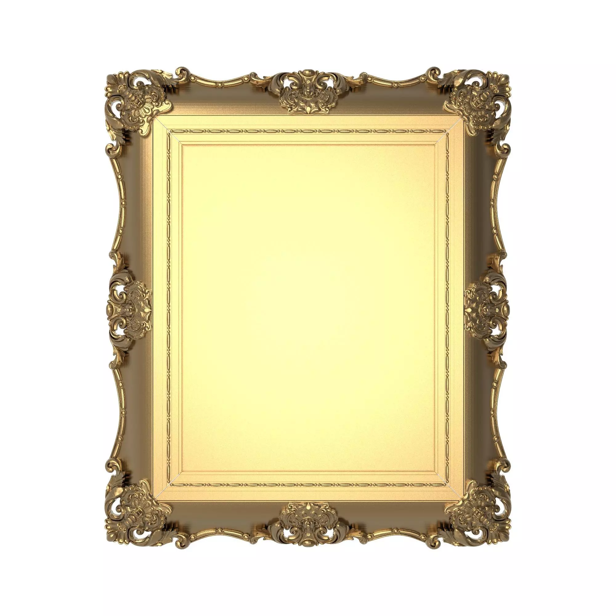 Carved Picture Frame 3D model