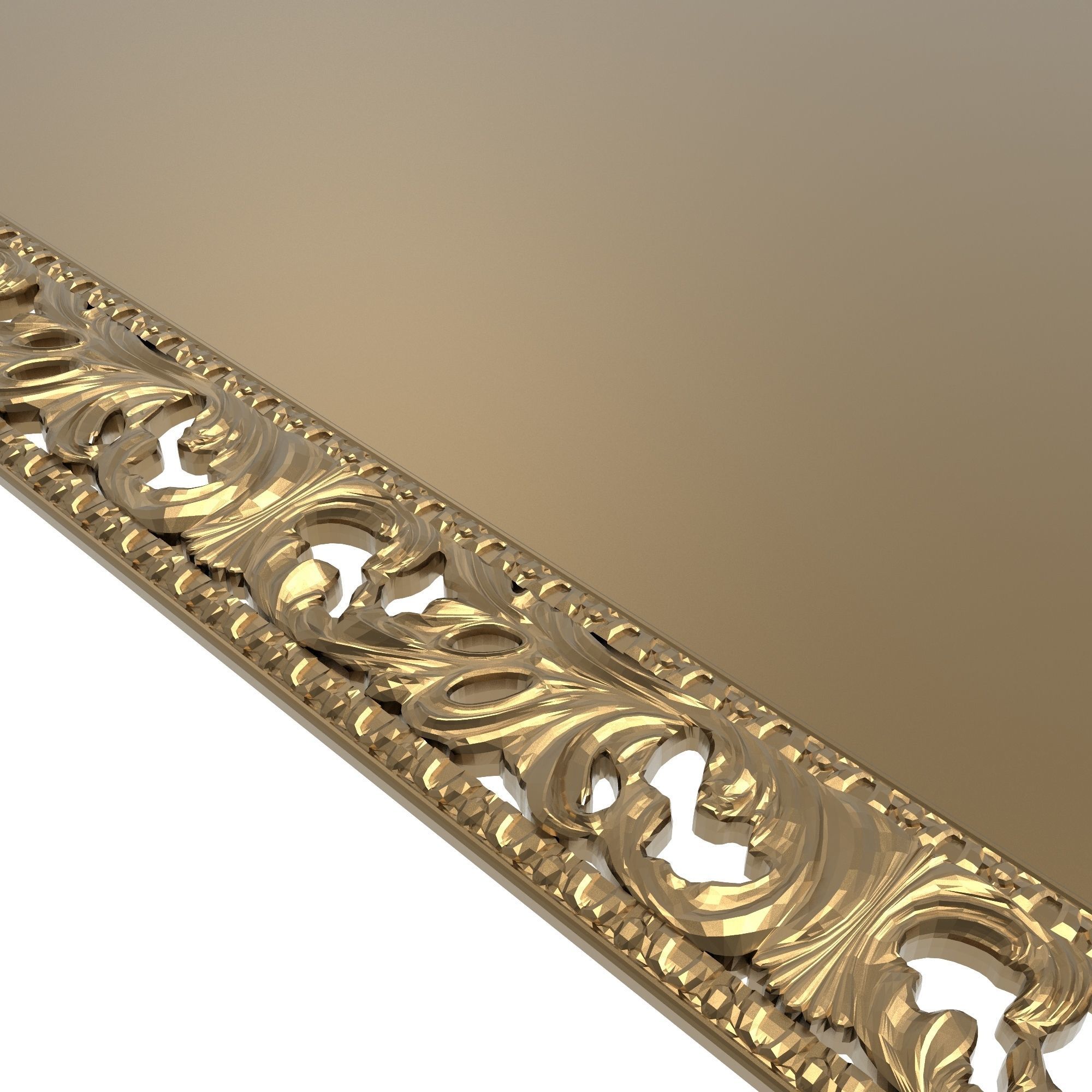 Carved Picture Frame 3D model_7