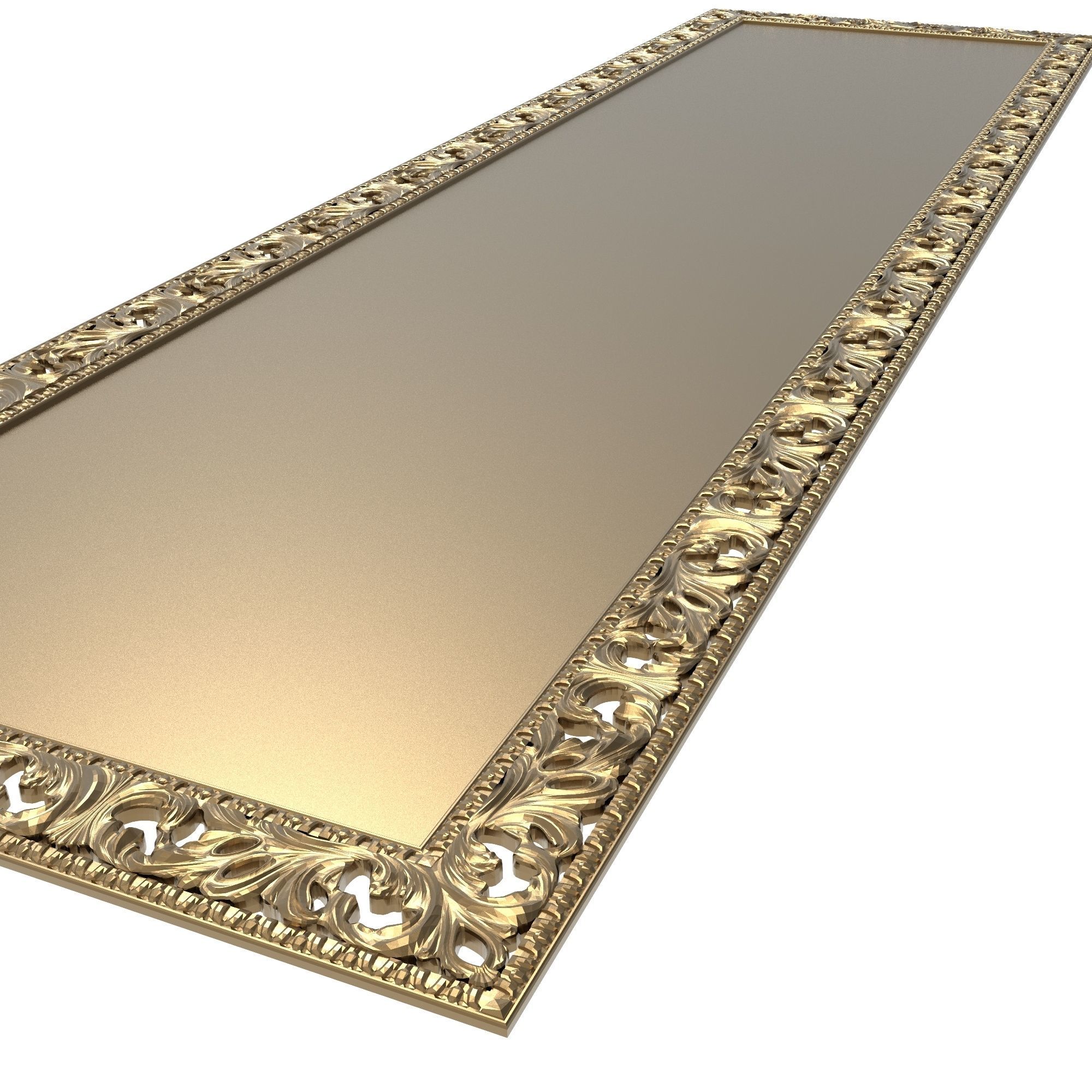 Carved Picture Frame 3D model_5