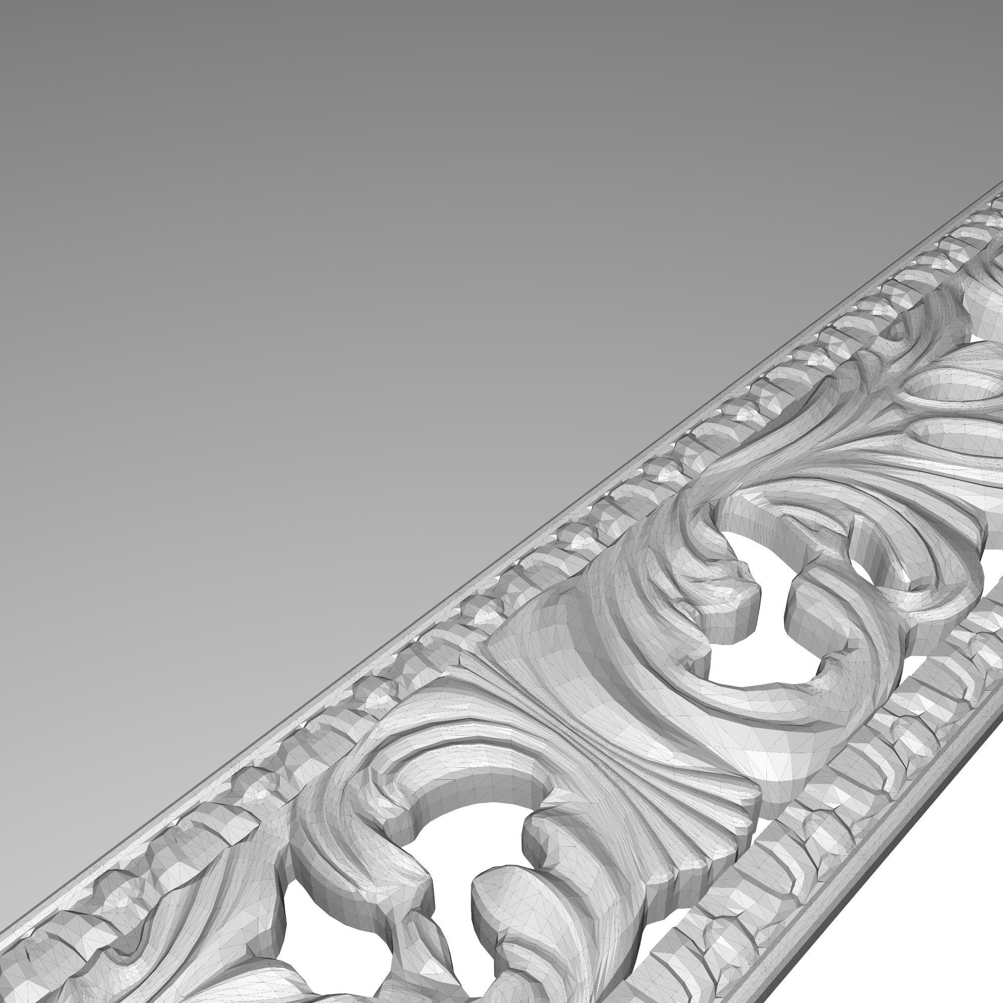 Carved Picture Frame 3D model_9