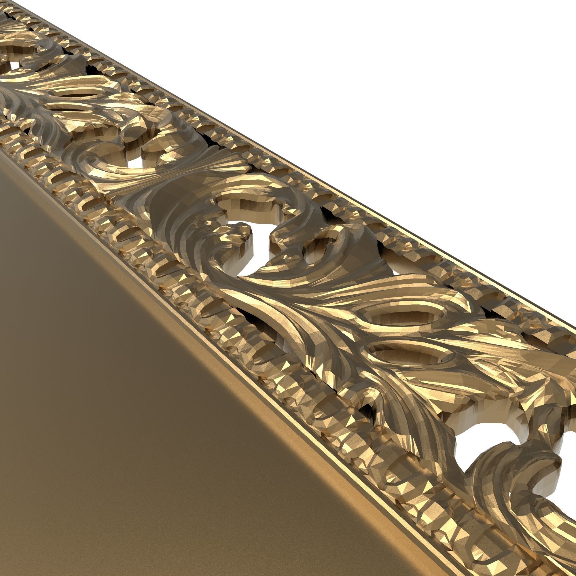 Carved Picture Frame 3D model_4