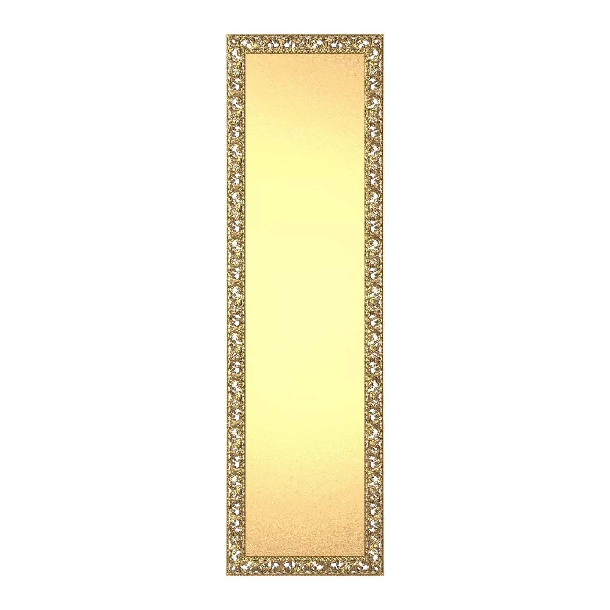 Carved Picture Frame 3D model_0