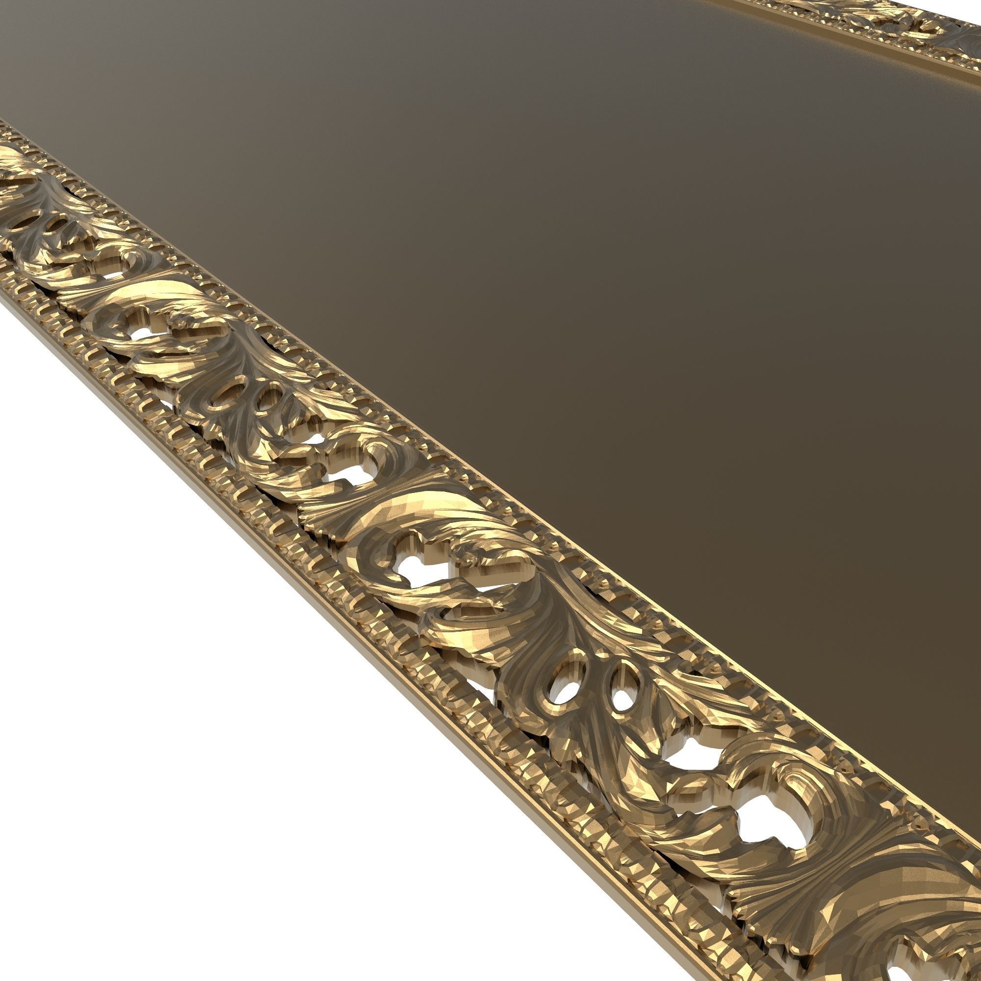 Carved Picture Frame 3D model_2