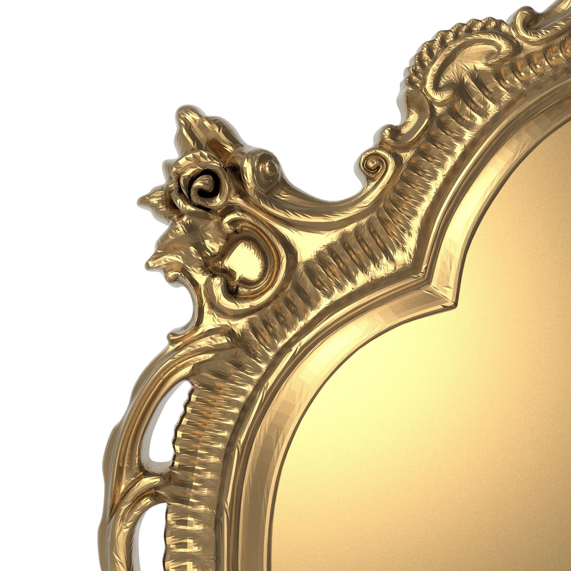 Carved Picture Frame 3D model_2