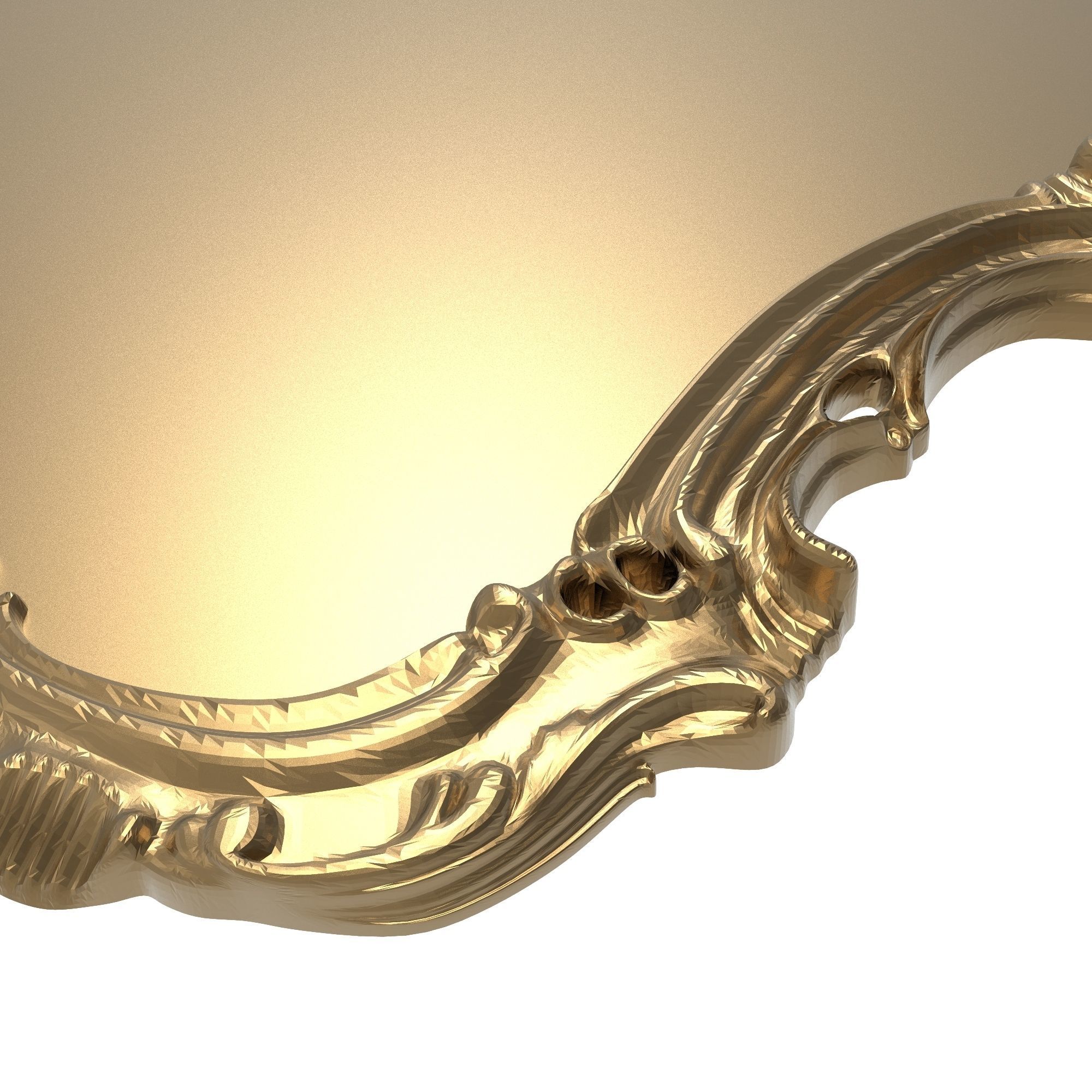 Carved Picture Frame 3D model_5