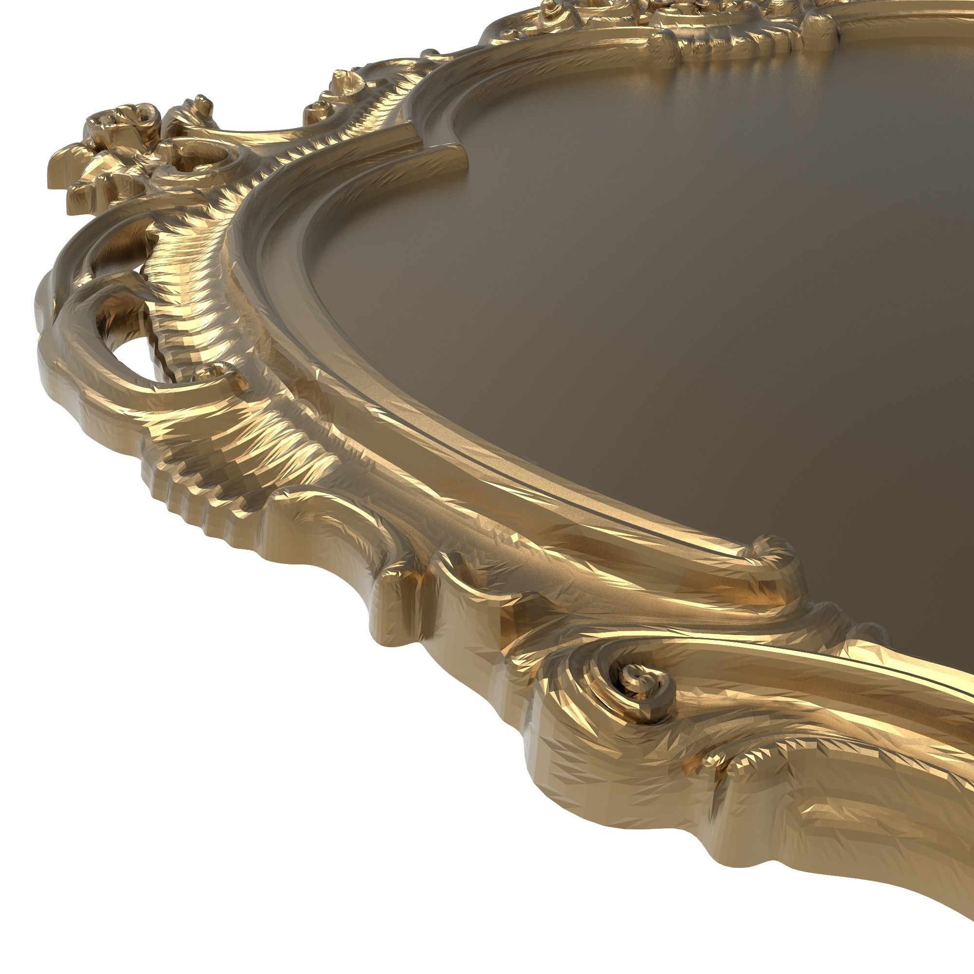 Carved Picture Frame 3D model_3