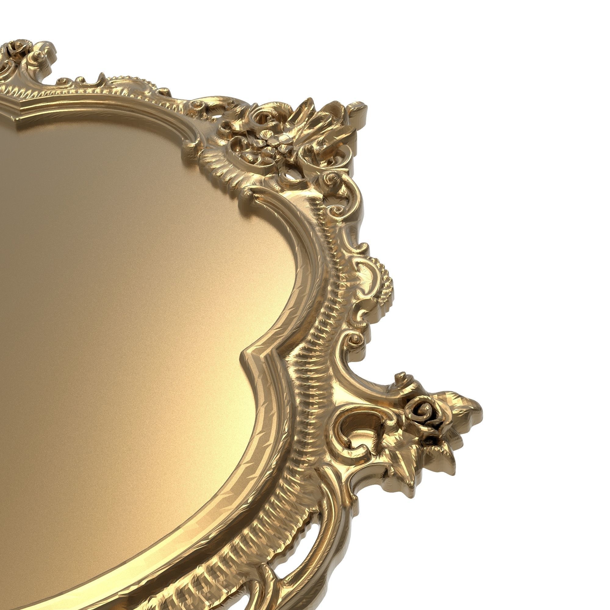 Carved Picture Frame 3D model_7