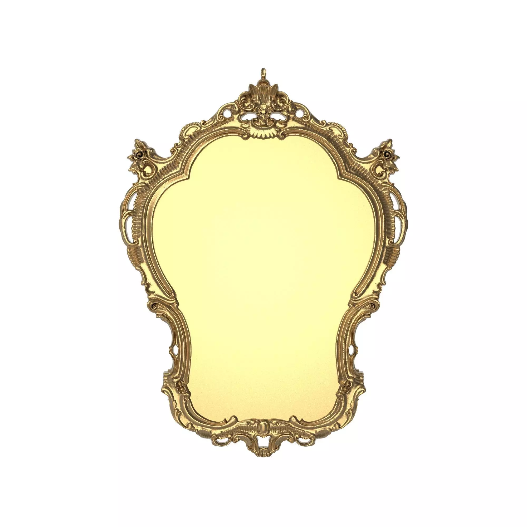 Carved Picture Frame 3D model_0