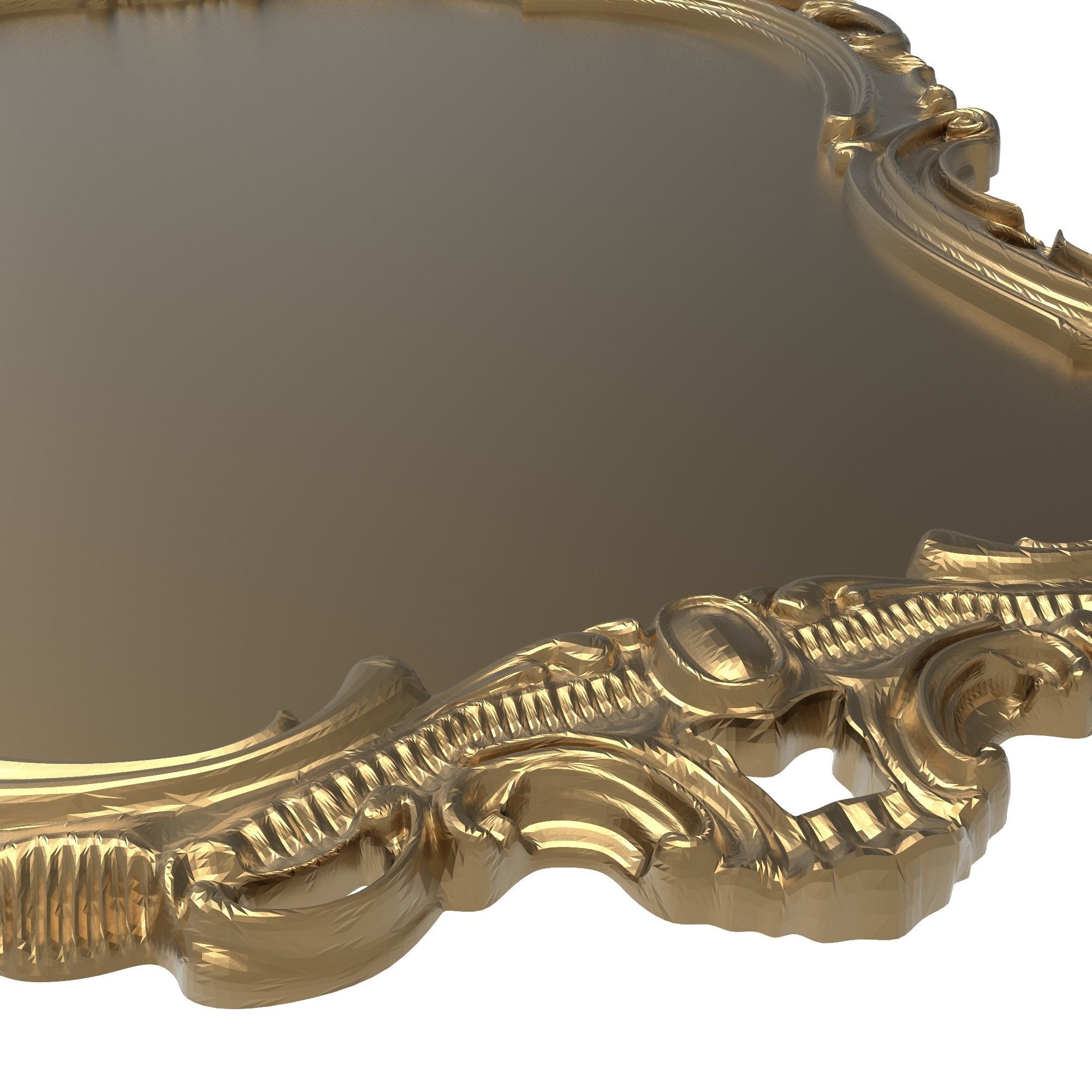 Carved Picture Frame 3D model_4
