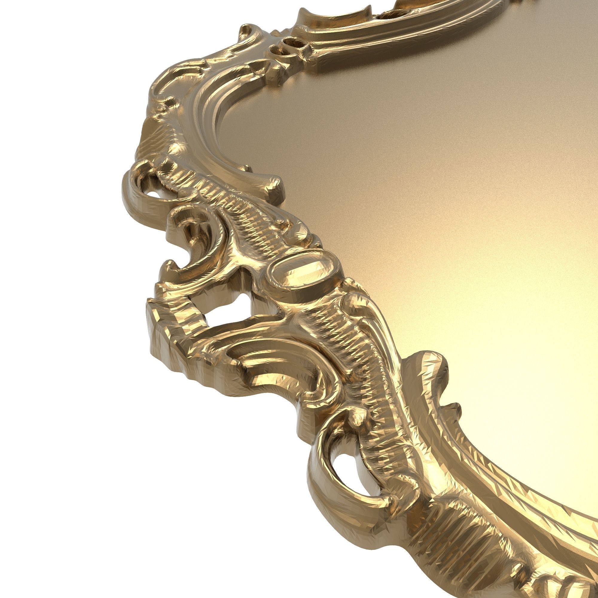 Carved Picture Frame 3D model_6