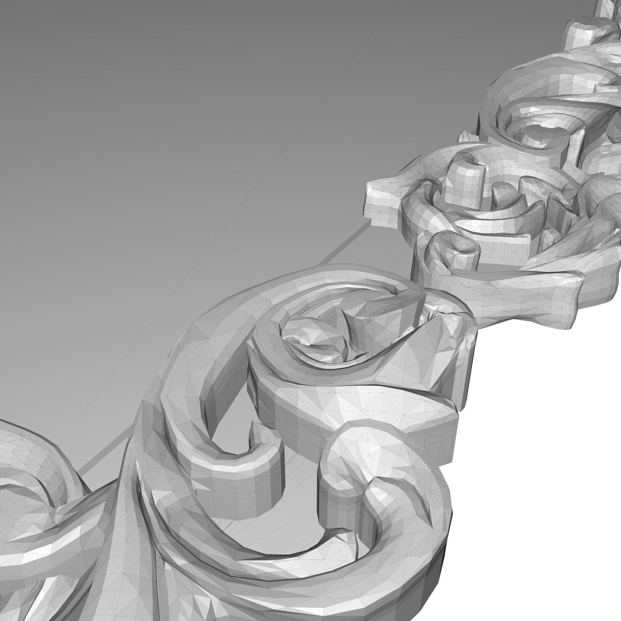 Carved Picture Frame 3D model_6