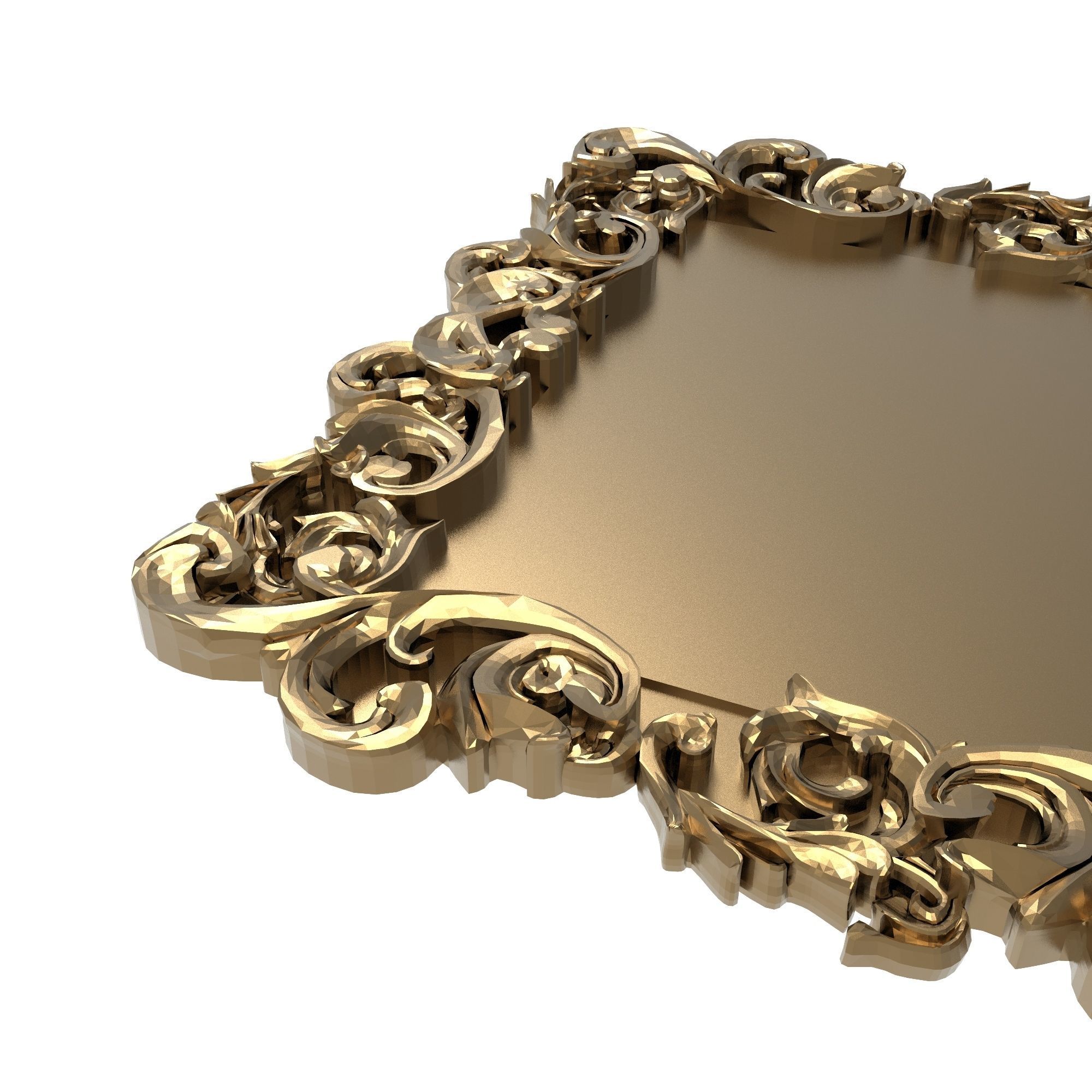 Carved Picture Frame 3D model_2