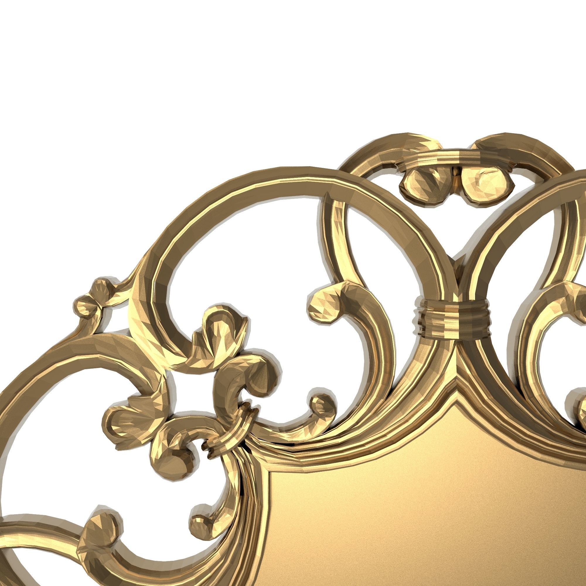 Carved Picture Frame 3D model_1