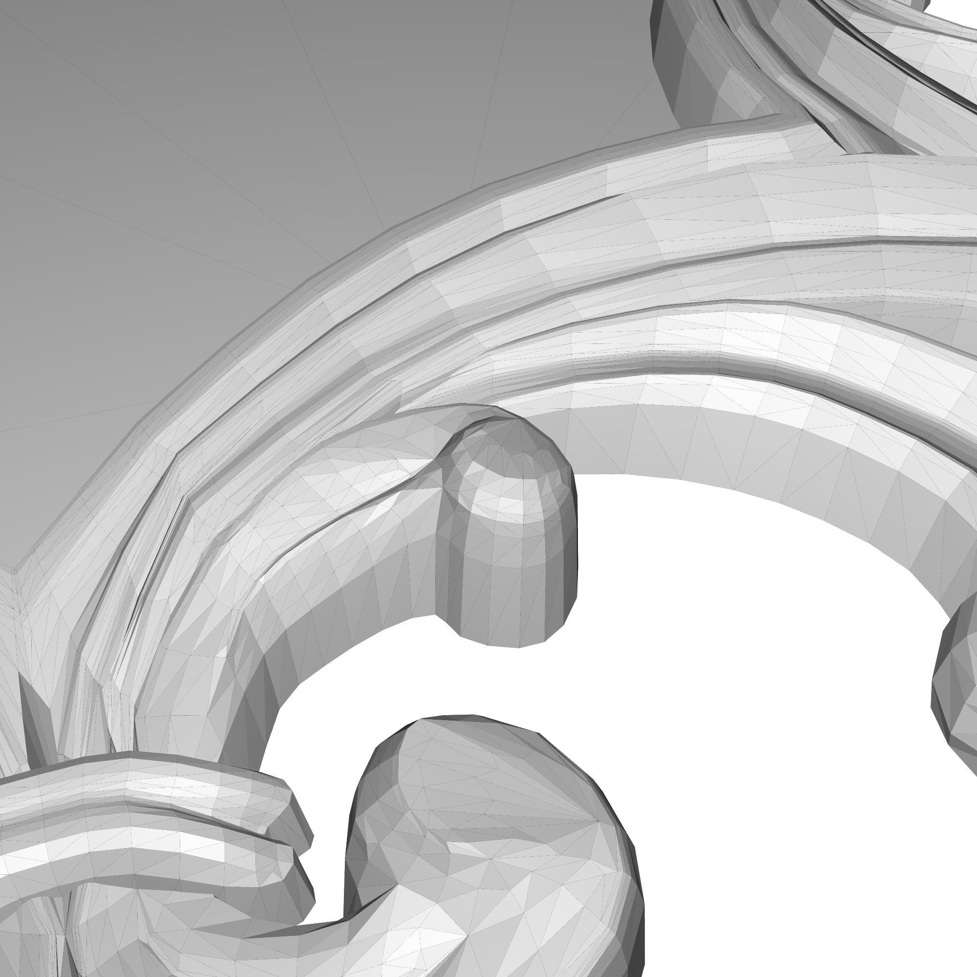 Carved Picture Frame 3D model_7