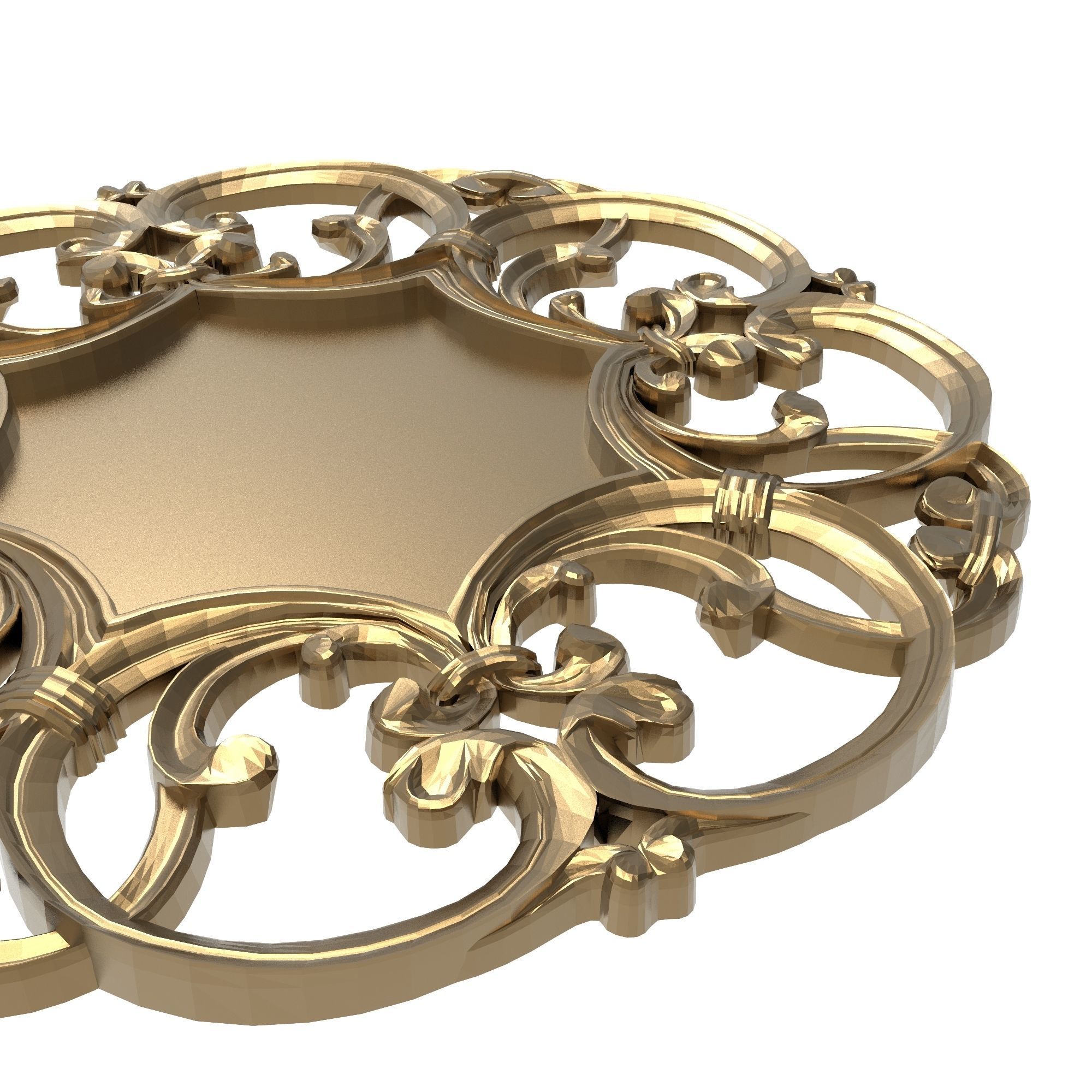 Carved Picture Frame 3D model_2