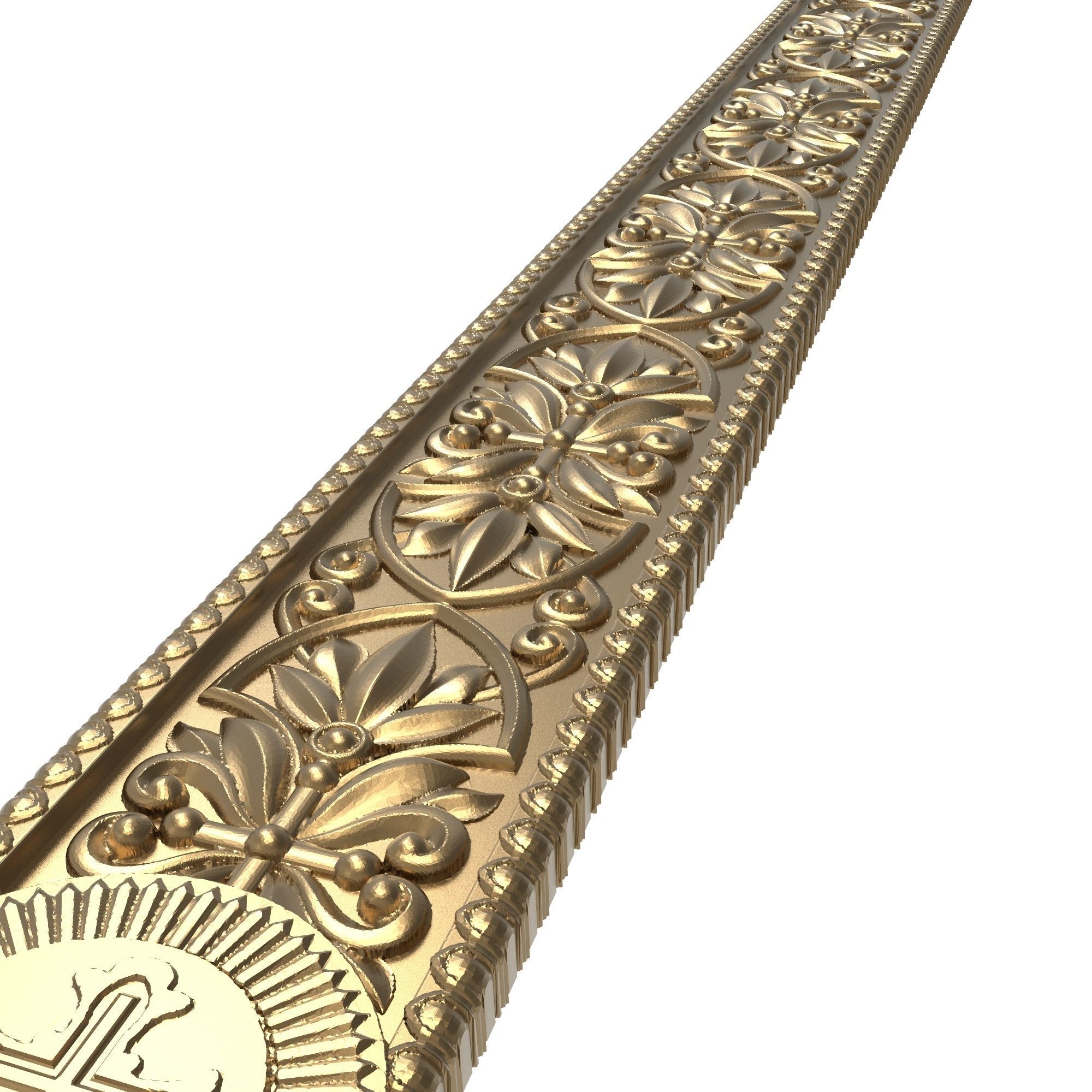 Carved Picture Frame 3D model_4