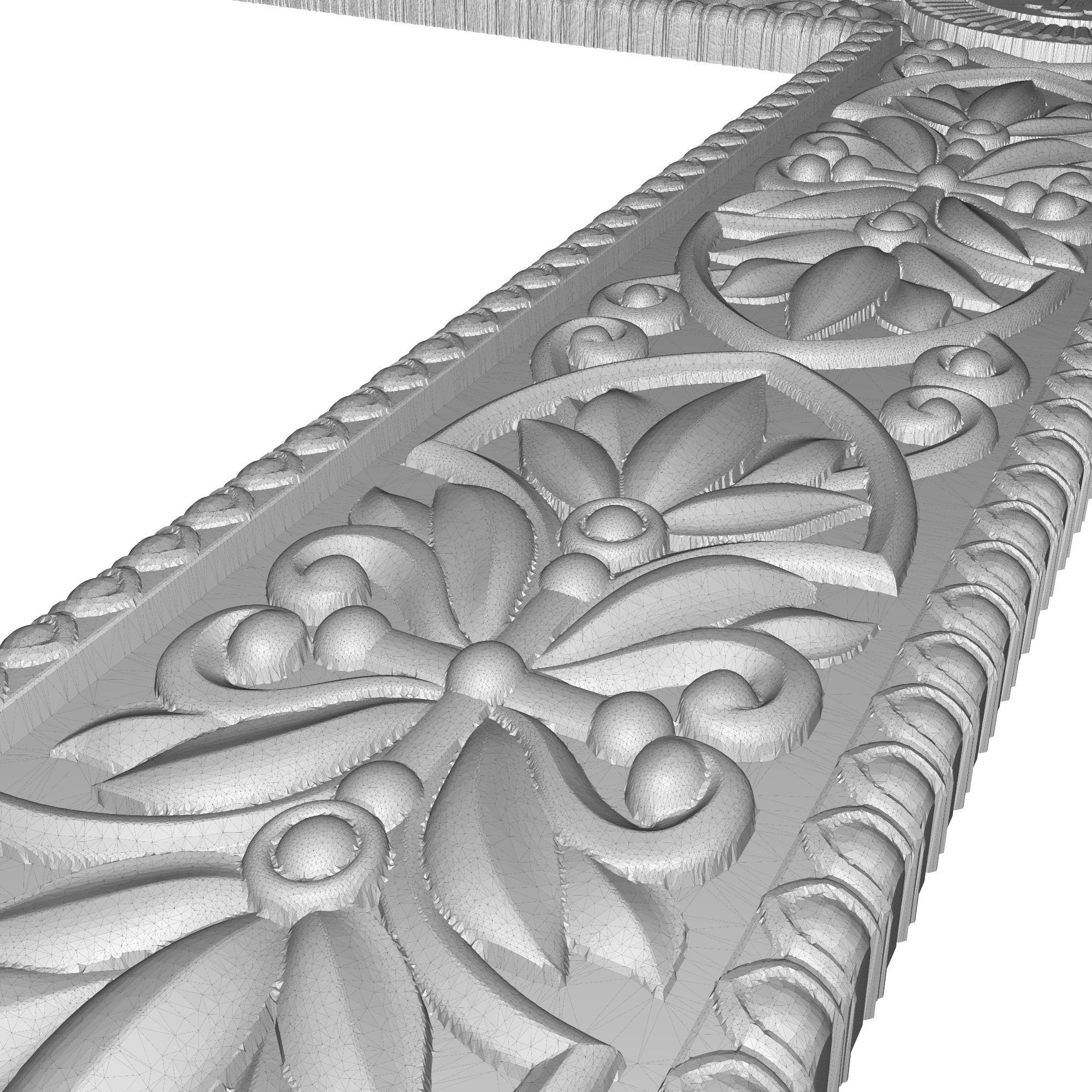 Carved Picture Frame 3D model_9