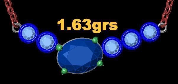 Emerald Pendant 026 3D print model_1