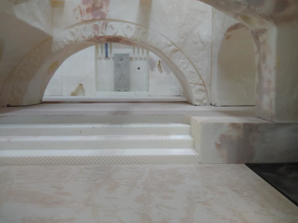 Jabbas Throne Room - Set 4 - Side entrance 1-6 scale Hottoys 3D print model_47