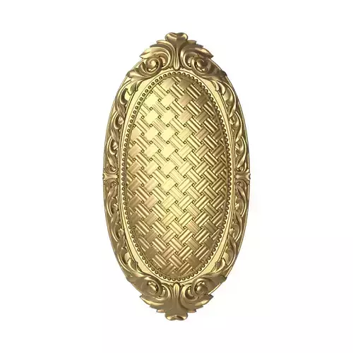 Carved Picture Frame 3D model