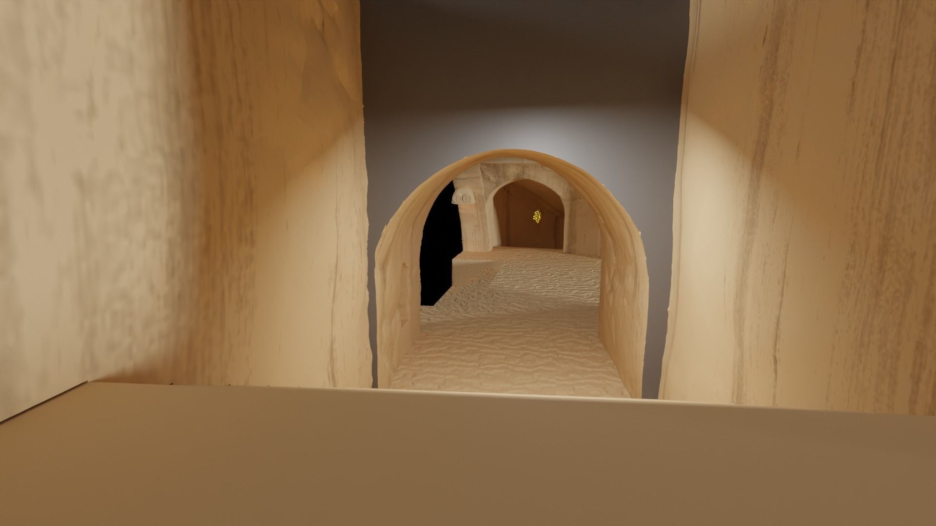 Jabbas Throne Room -Set 4- Side entrance 1-12 scale Blackseries 3D print model_7