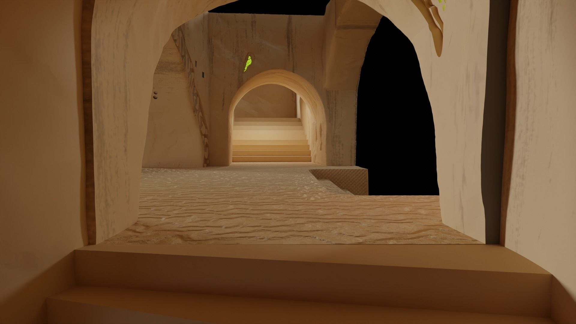 Jabbas Throne Room -Set 4- Side entrance 1-12 scale Blackseries 3D print model_8