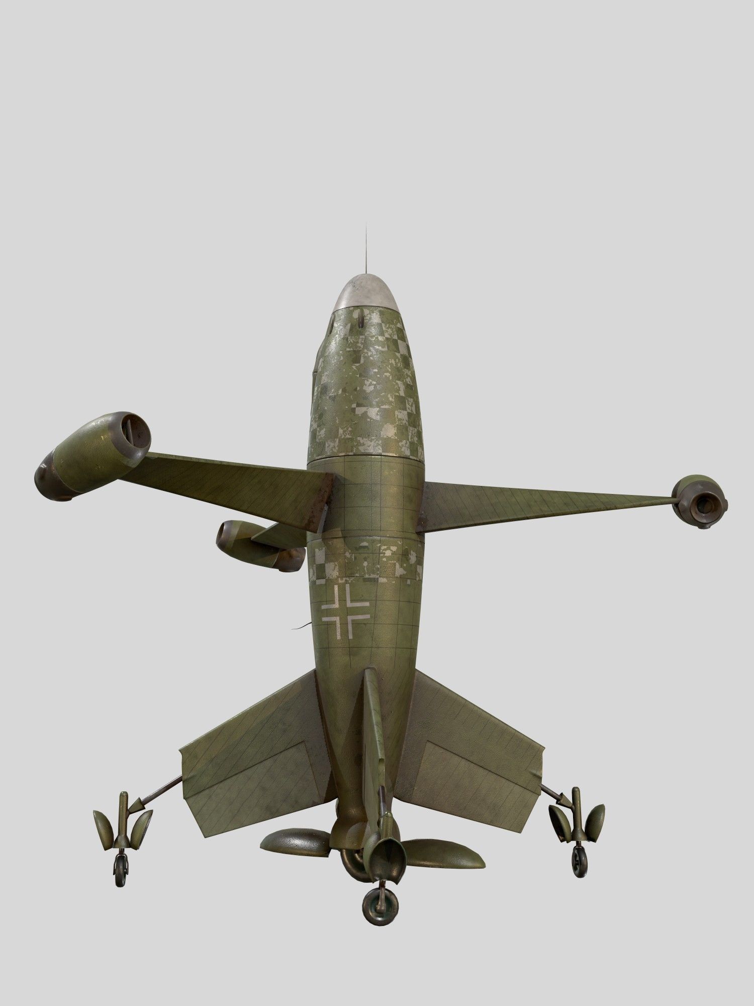Thrust Wing Hunter 1944 Low-poly 3D model_1
