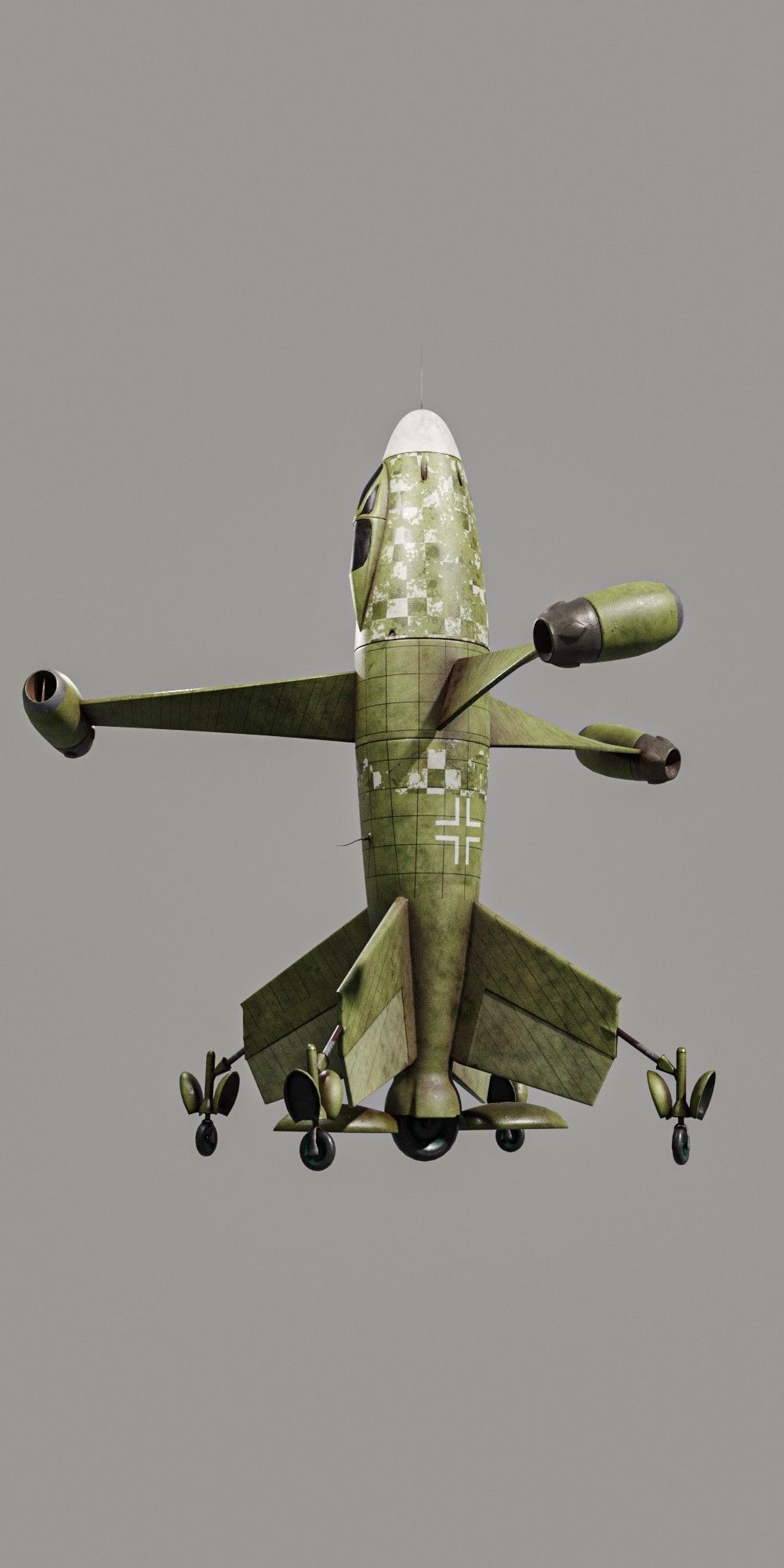 Thrust Wing Hunter 1944 Low-poly 3D model_9