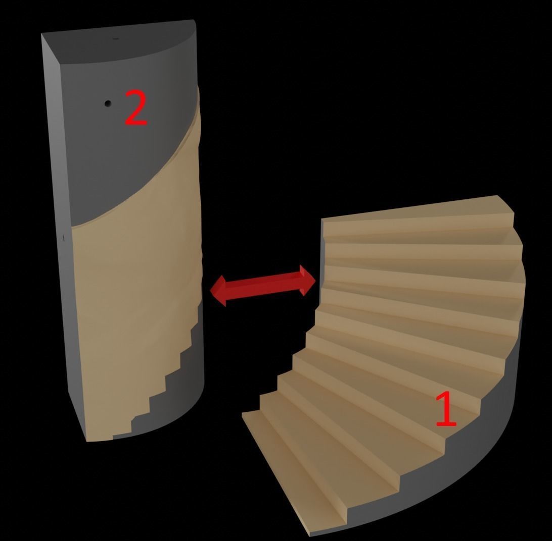 Jabbas Throne Room - Set 4 - Side entrance 1-18 scale Kenner 3D print model_30