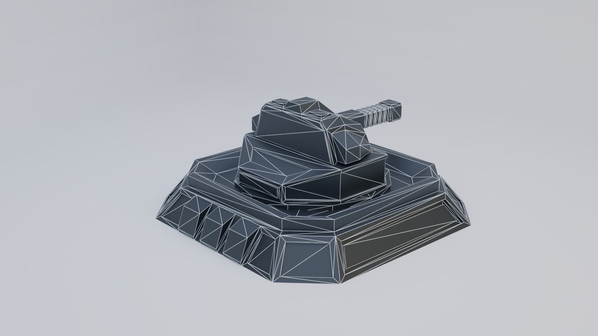Sci-Fi Laser Turret Free low-poly 3D model_21